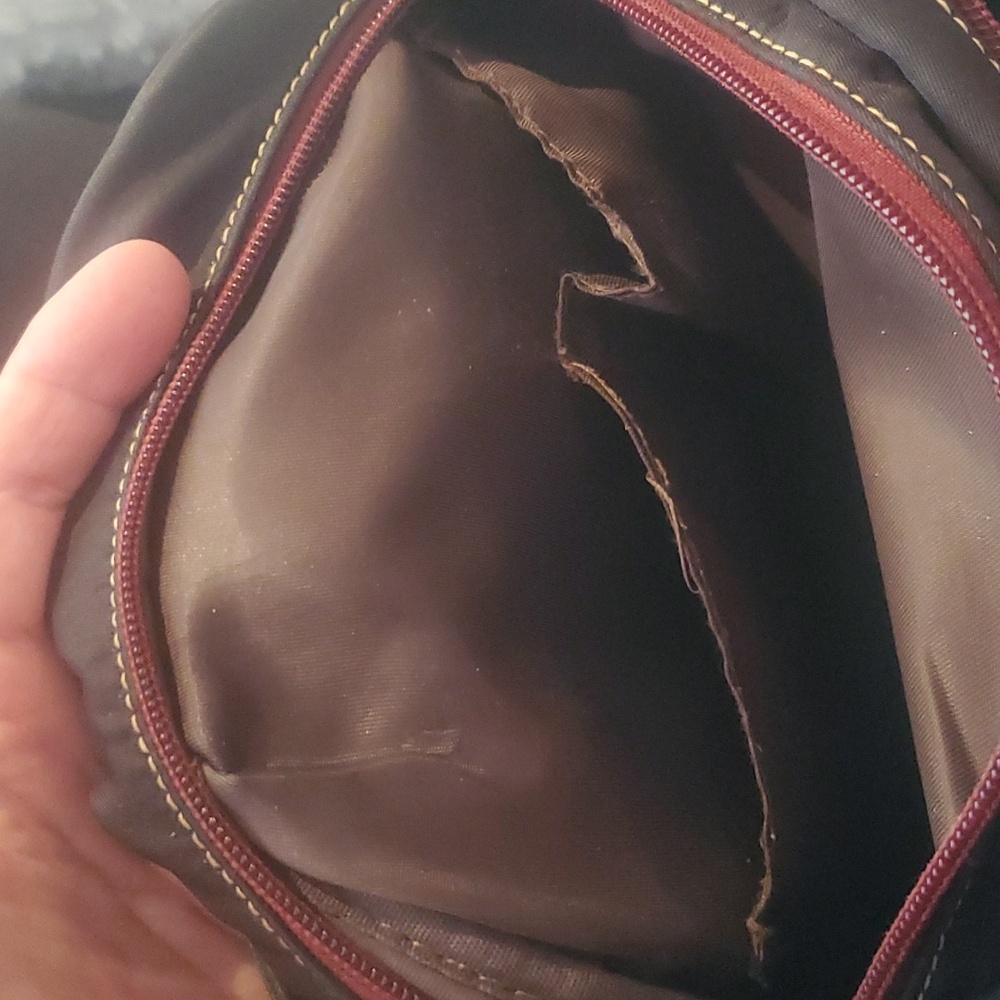 Convertible Black Triangular Backpack Crossbody B… - image 4